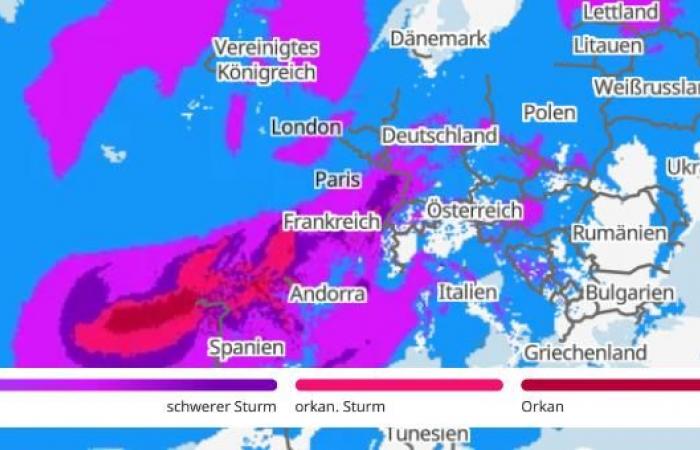 Storms and hurricanes over Europe: There are storms and heavy rain in the holiday destinations of Italy and Spain