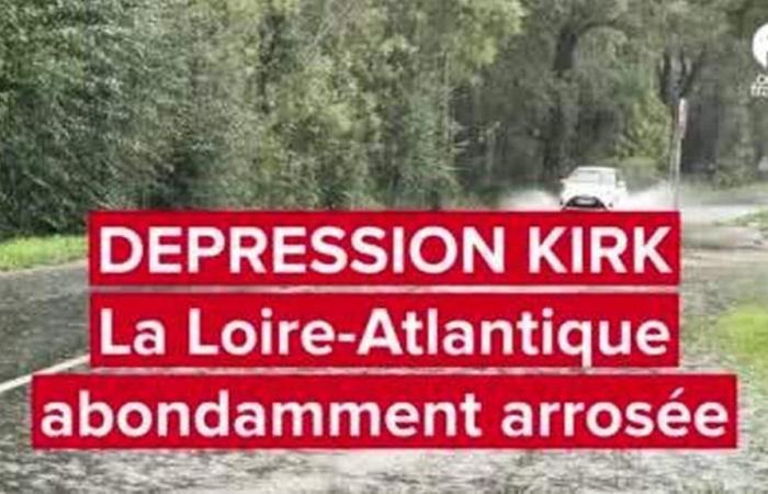 VIDEO. Floods linked to the Kirk depression in Loire-Atlantique