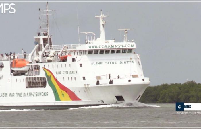 SENEGAL-TRANSPORT / Users welcome the resumption of rotations of the ship Aline Sitoë Diatta – Senegalese press agency