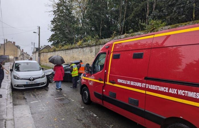 Accident in Sarthe. “I saw the car slip and hit the one that was parked”: a blocked street