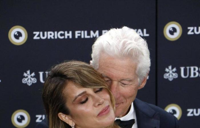 Richard Gere and his wife Alejandra, madly in love on the red carpet