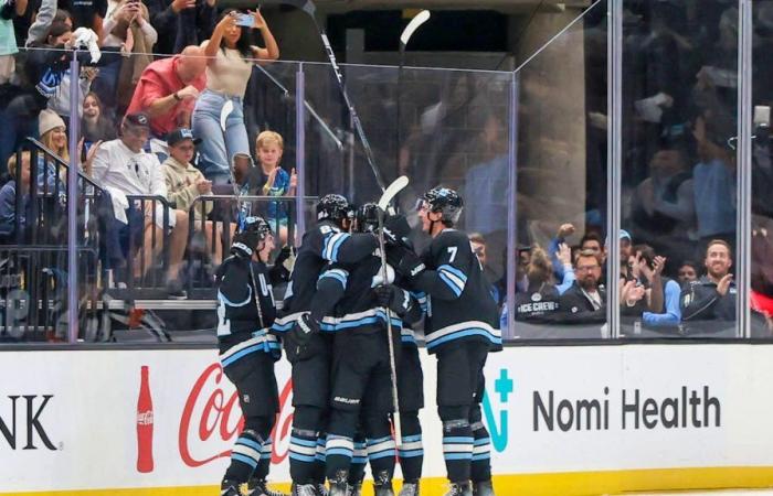 NHL: The Utah Hockey Club wins the first game in its history