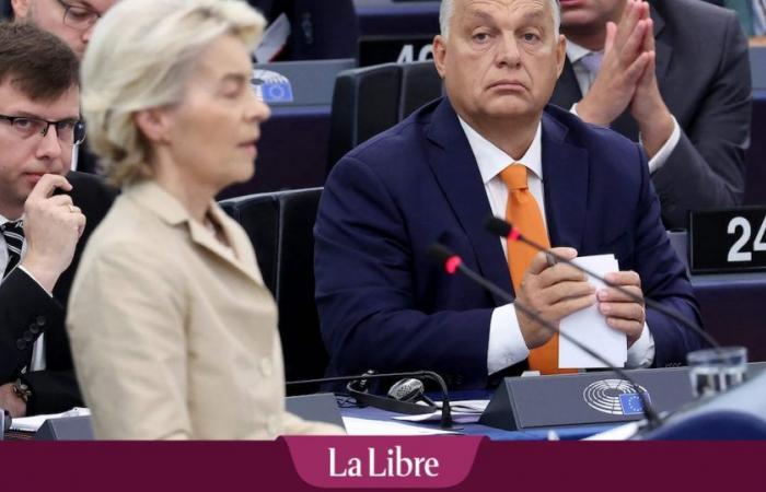 In the European Parliament, the Hungarian Viktor Orban comes under heavy criticism, including the scathing ones from Ursula von der Leyen