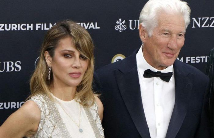 This rare appearance of Richard Gere and his wife Alejandra, more accomplices than ever in Zurich