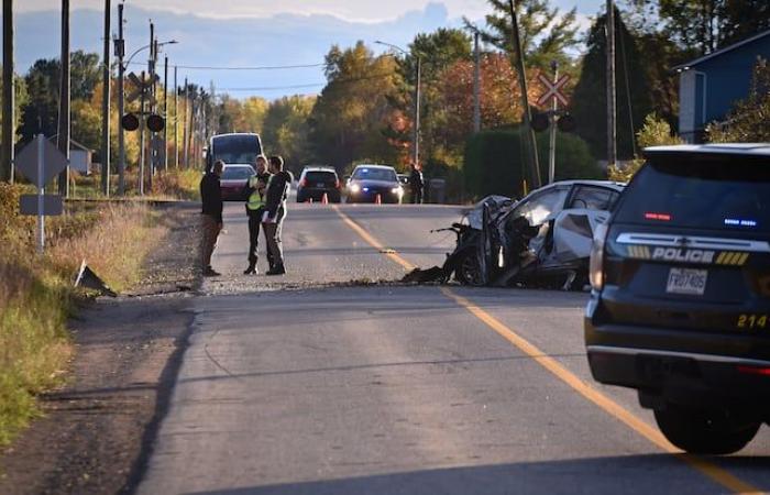 A violent accident leaves one dead in Chicoutimi