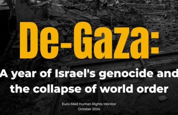 De-Gaza: A year of Israeli genocide and collapse of the world order