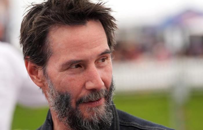 Keanu Reeves goes off the road for his first car race