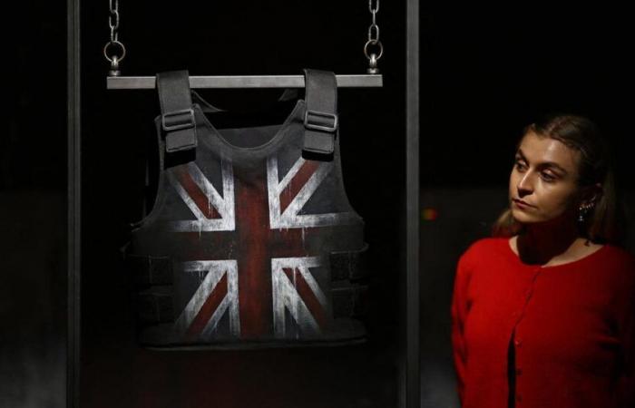 A Banksy bulletproof vest explodes at auction and fetches almost a million euros