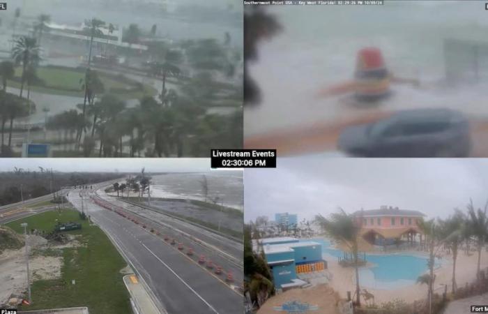 VIDEOS: follow the passage of Hurricane “Milton” live in Florida