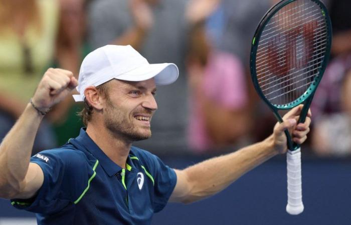 First victory against a top 10 in two years: David Goffin takes out Alexander Zverev and joins the quarters in Shanghai