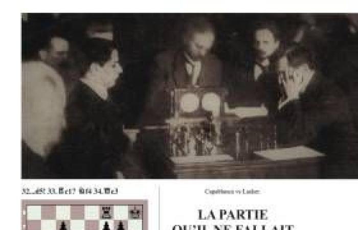 Chess book – Capablanca – Georges Bertola’s new book, dedicated to Capablanca, is available! – News