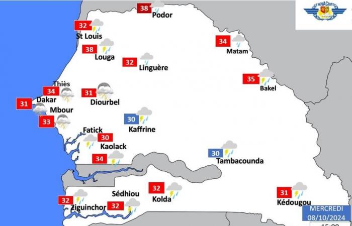 Rain will fall across the country, 4 regions particularly on alert