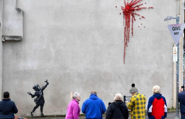 Banksy arrives in a small Valais village