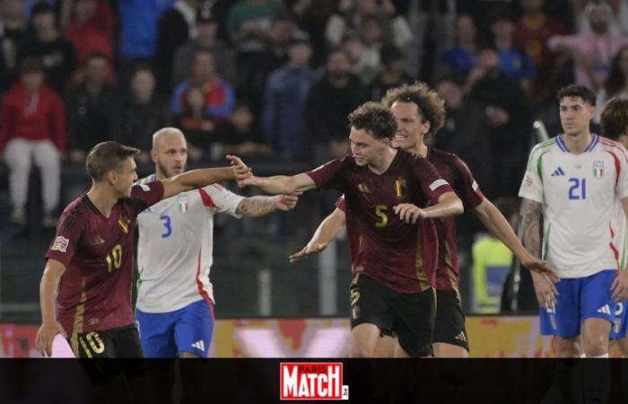 Belgium draws against Italy, after a nightmarish start to the match