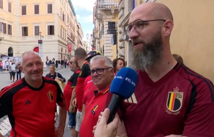 “The chef’s surprise”, “The climate is special”: in Rome, supporters of the Red Devils do not hide their concerns