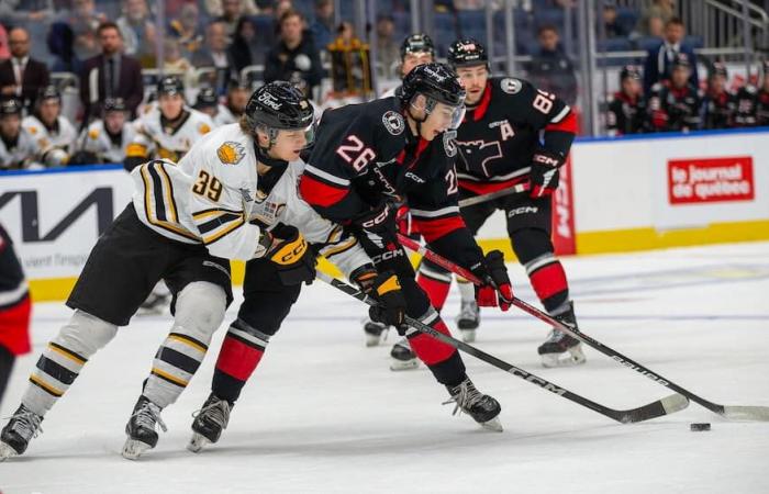 The Remparts use the harsh method with Maddox Dagenais