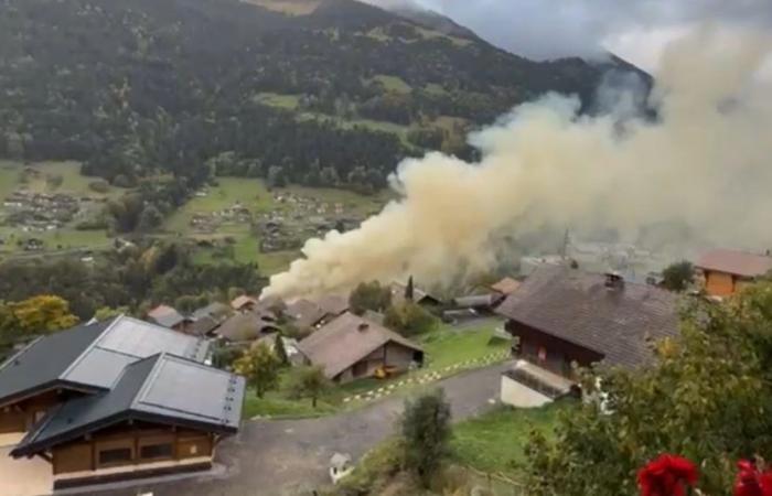 Radio Chablais – Fire in Troistorrents: road closed and safety measures