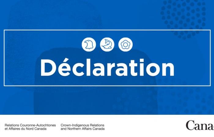 Statement by Minister Anandasangaree on the tabling of a bill to establish the position of Commissioner responsible for the implementation of modern treaties