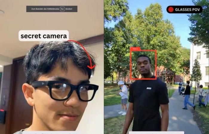 Smart glasses invented by students show strangers’ personal information