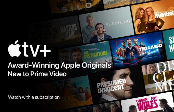 Amazon Prime Video adds Apple TV+ to its list