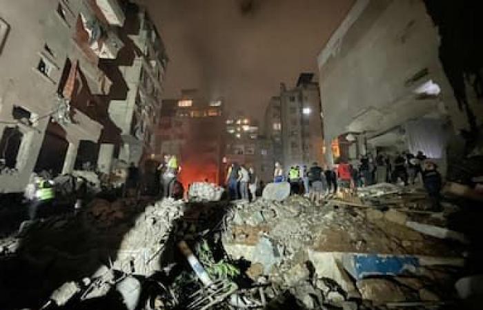 Israel carries out air raids in the heart of Beirut that kill 22 people