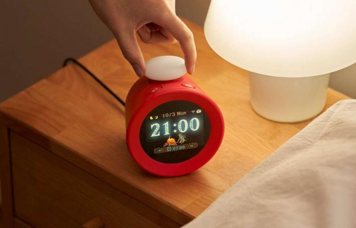 an interactive musical alarm clock that wakes you up with the sound of your favorite games