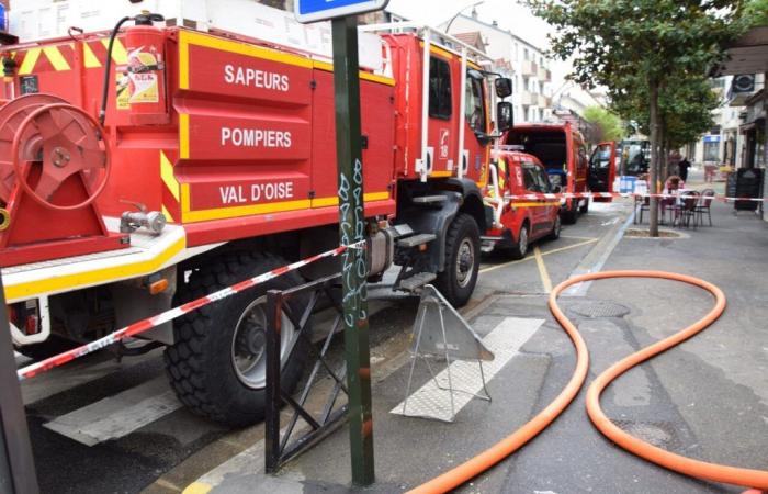 a flooded hospital in Val-d’Oise, 242 interventions by firefighters