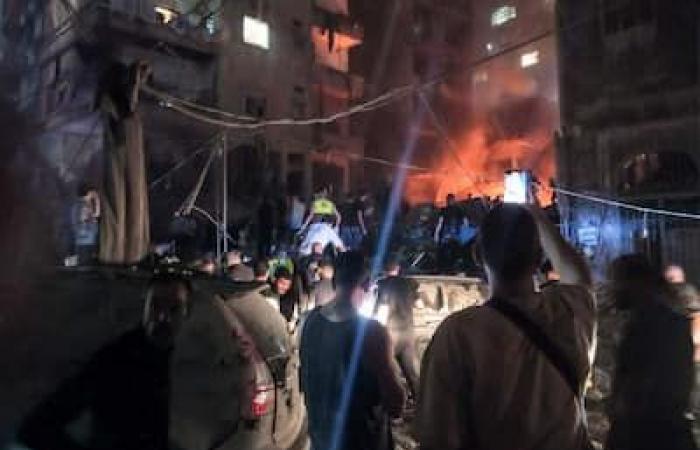 Israel carries out air raids in the heart of Beirut that kill 22 people