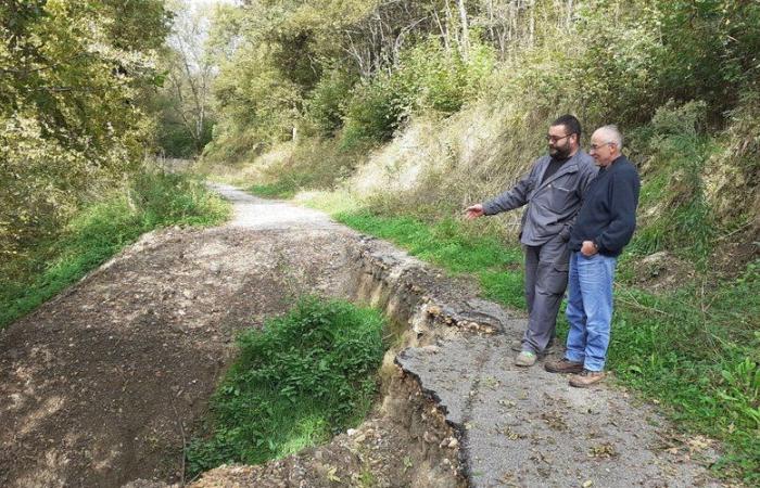 “People are forced to make big detours!” : since the collapse of the RD 148, in Aubin, local residents exasperated by a closure that drags on