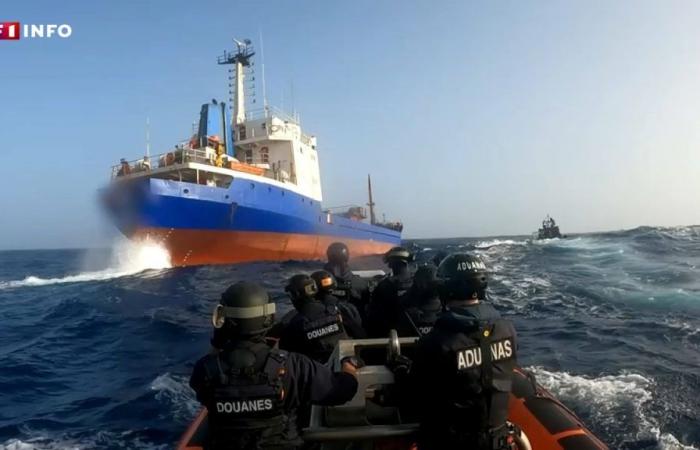 Massive seizure of cocaine: watch how French and Spanish customs operated off the coast of the Canaries