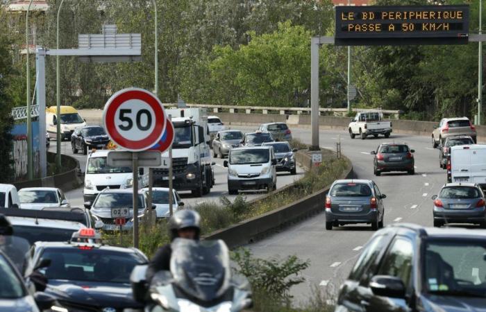 On the Paris ring road, the general increase to 50 kilometers per hour