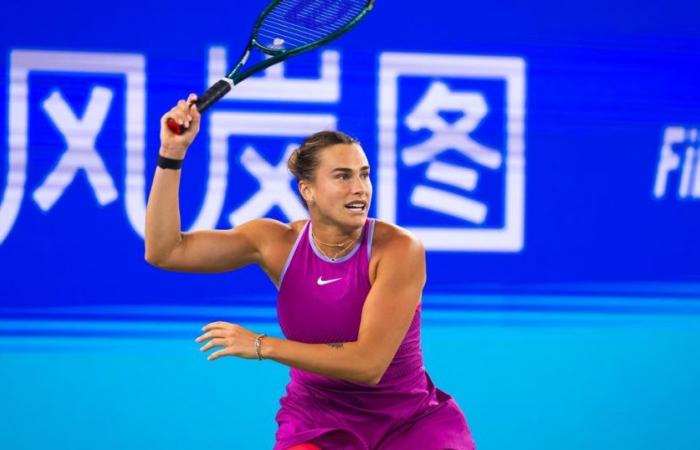 Sabalenka makes 11th straight quarterfinal to stay undefeated in Wuhan