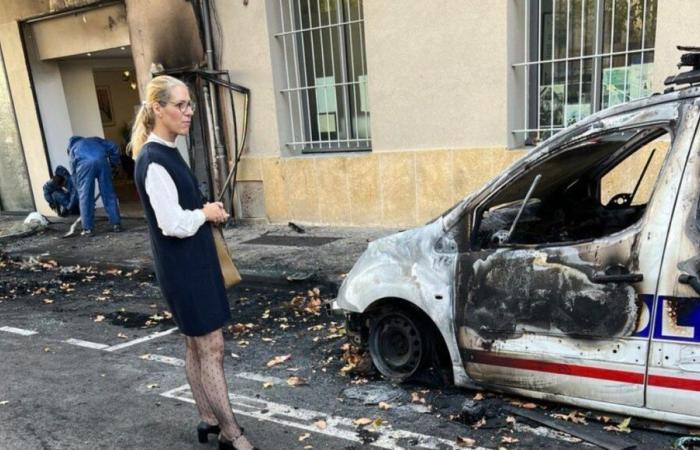 Reactions to the fire of police cars in Cavaillon