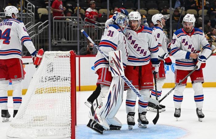 NHL: dream start! Rangers overrun Penguins