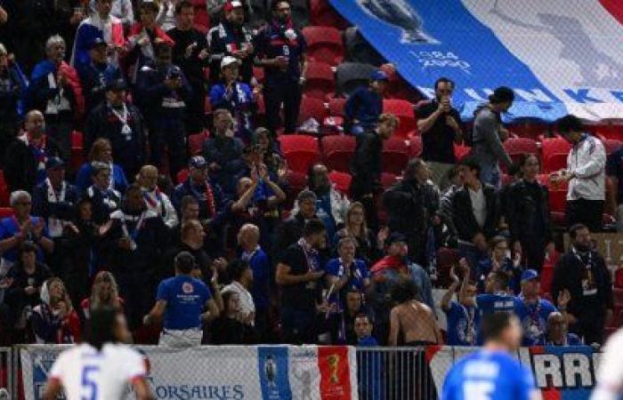 Griezmann applauded in the stands in Budapest