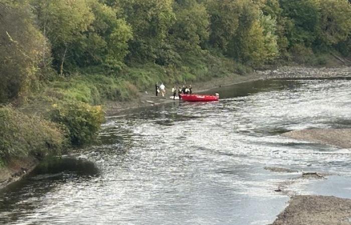 The 68-year-old man found near the Saint-François River died of natural causes