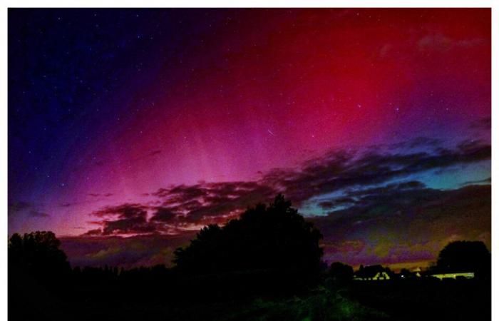 IN PICTURES. Impressive northern lights lit up the skies of France between this Thursday and Friday