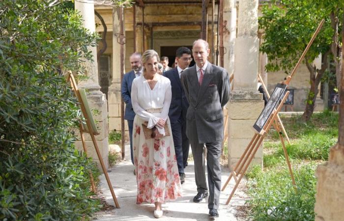 In Malta, Prince Edward and Sophie remember Queen Elizabeth II and Prince Philip