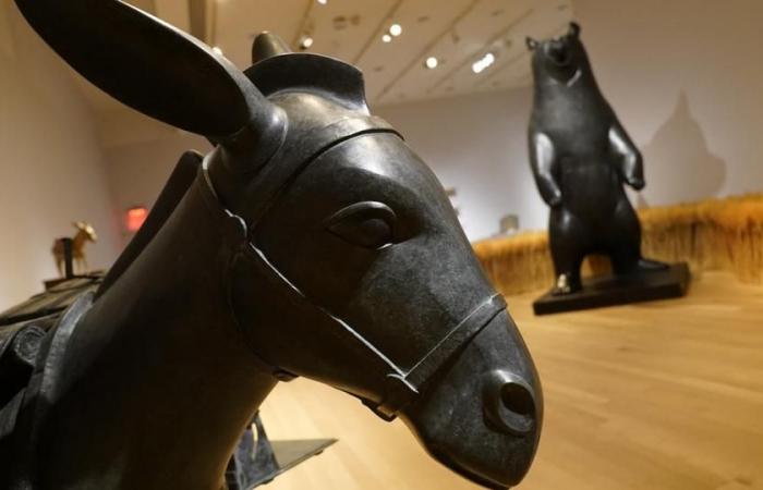 “Nathalie’s Donkey”, “Très Grand Ours”… Several animals by a French sculptor sold for tens of millions of euros in New York