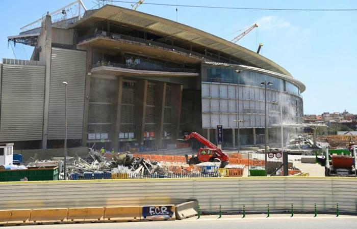 Six injured in fight between Camp Nou workers