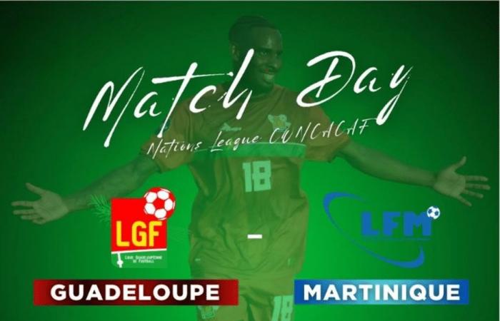 ⚽LIVE. To follow the Guadeloupe/Martinique match counting for the CONCACAF Nations League