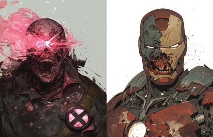 5 characters transformed into zombies