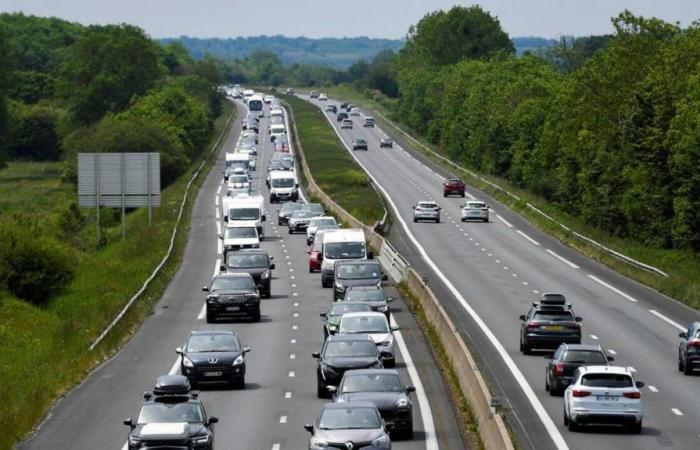 Accident this Friday afternoon on the A13 between Caen and Dozulé: very big traffic jams