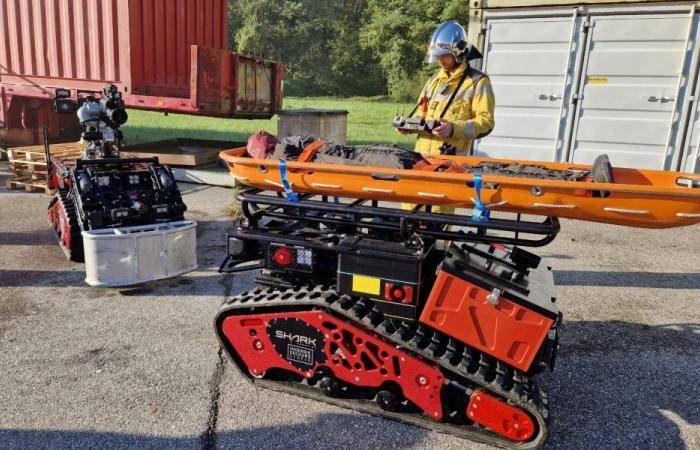 Two robots come to support the Geneva firefighters