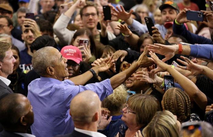 Obama hits campaign trail in critical Pennsylvania to rev up support for Harris