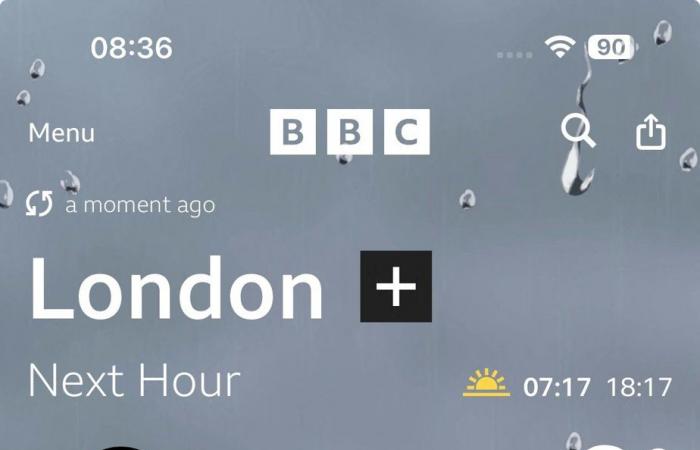 Wrong weather forecast | Gusts of 22,000 km/h in London? BBC apologizes