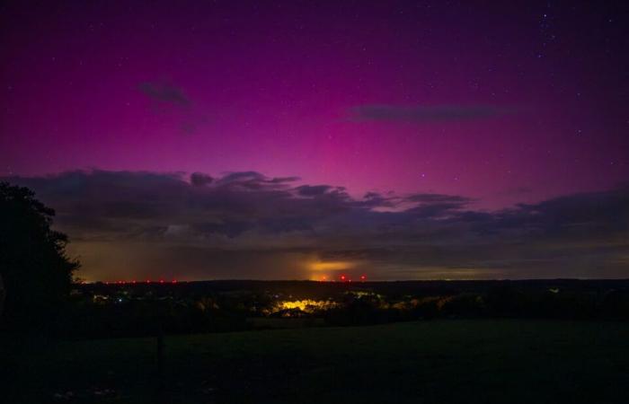 IN PICTURES. Impressive northern lights lit up the skies of France between this Thursday and Friday