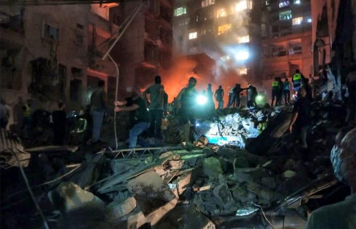 Israeli strikes on Beirut kill at least 22