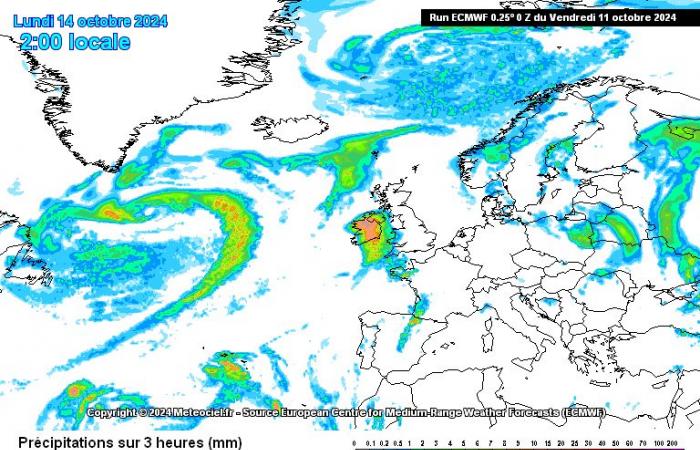 After the Kirk depression, France is about to experience another very rainy week