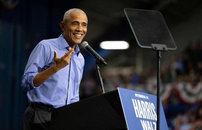 Obama hits campaign trail in critical Pennsylvania to rev up support for Harris